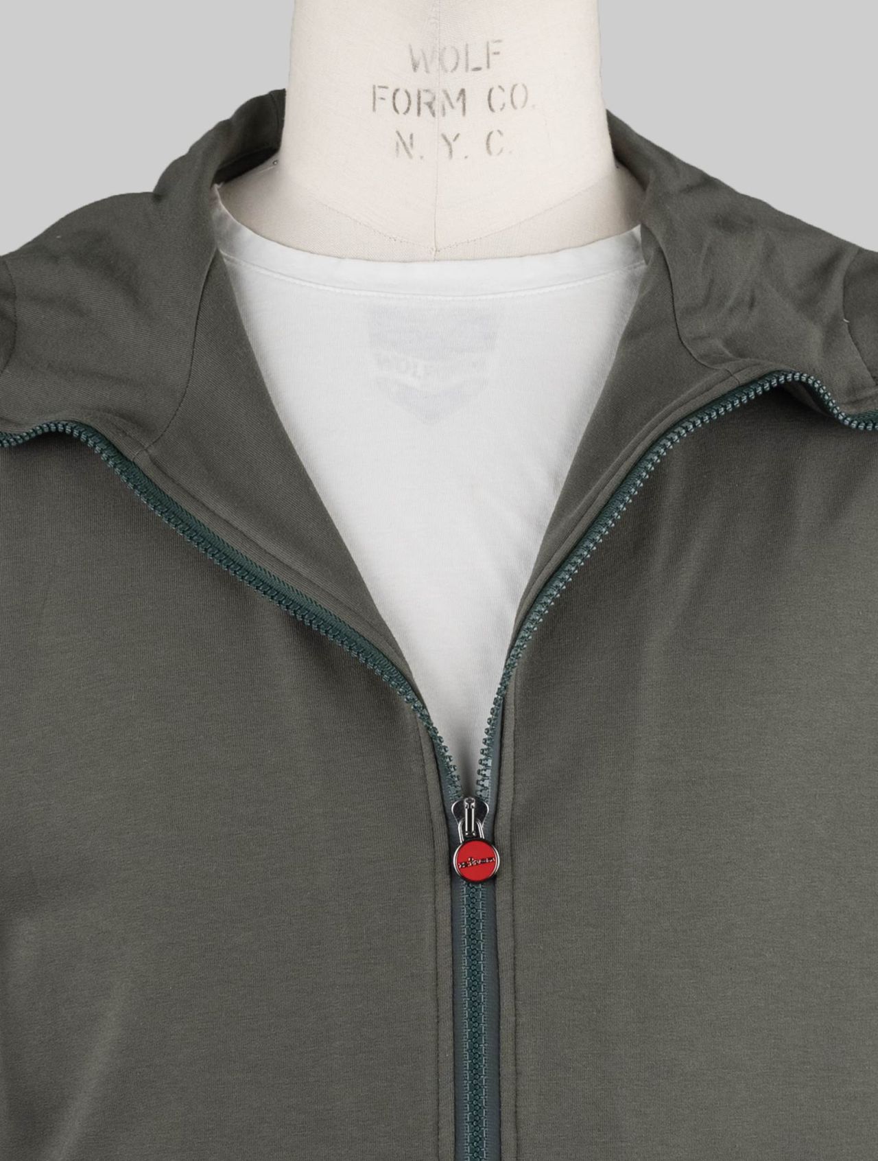 Kiton Dark Green Cotton Ea Sweatshirt Umbi