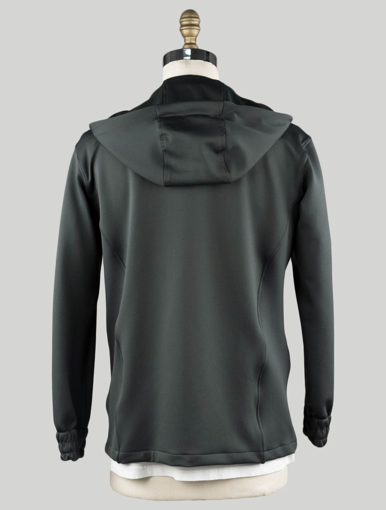 Kiton Gray Pl Cotton Pa Ea Sweatshirt Umbi Neoprene Fabric