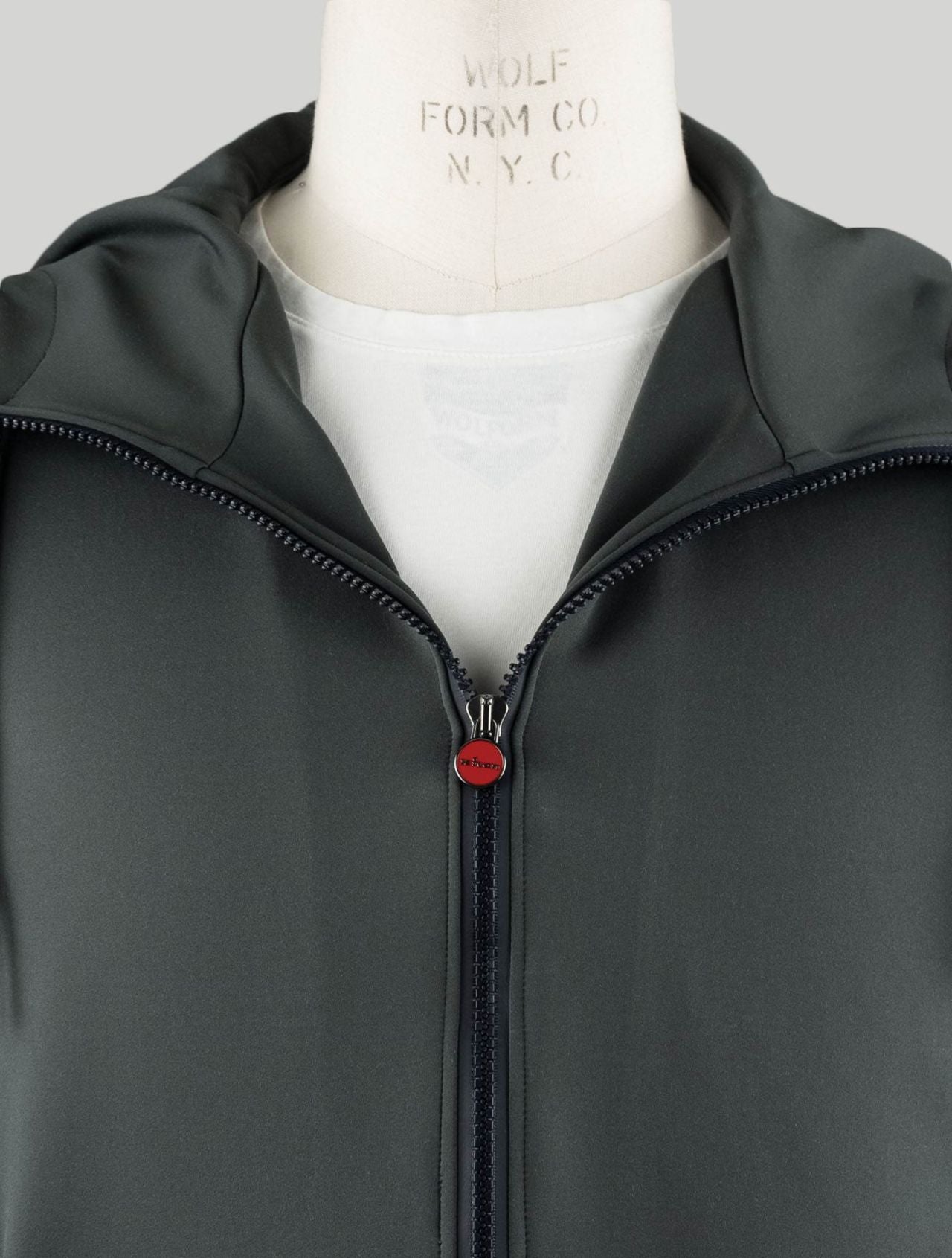 Kiton Gray Pl Cotton Pa Ea Sweatshirt Umbi Neoprene Fabric