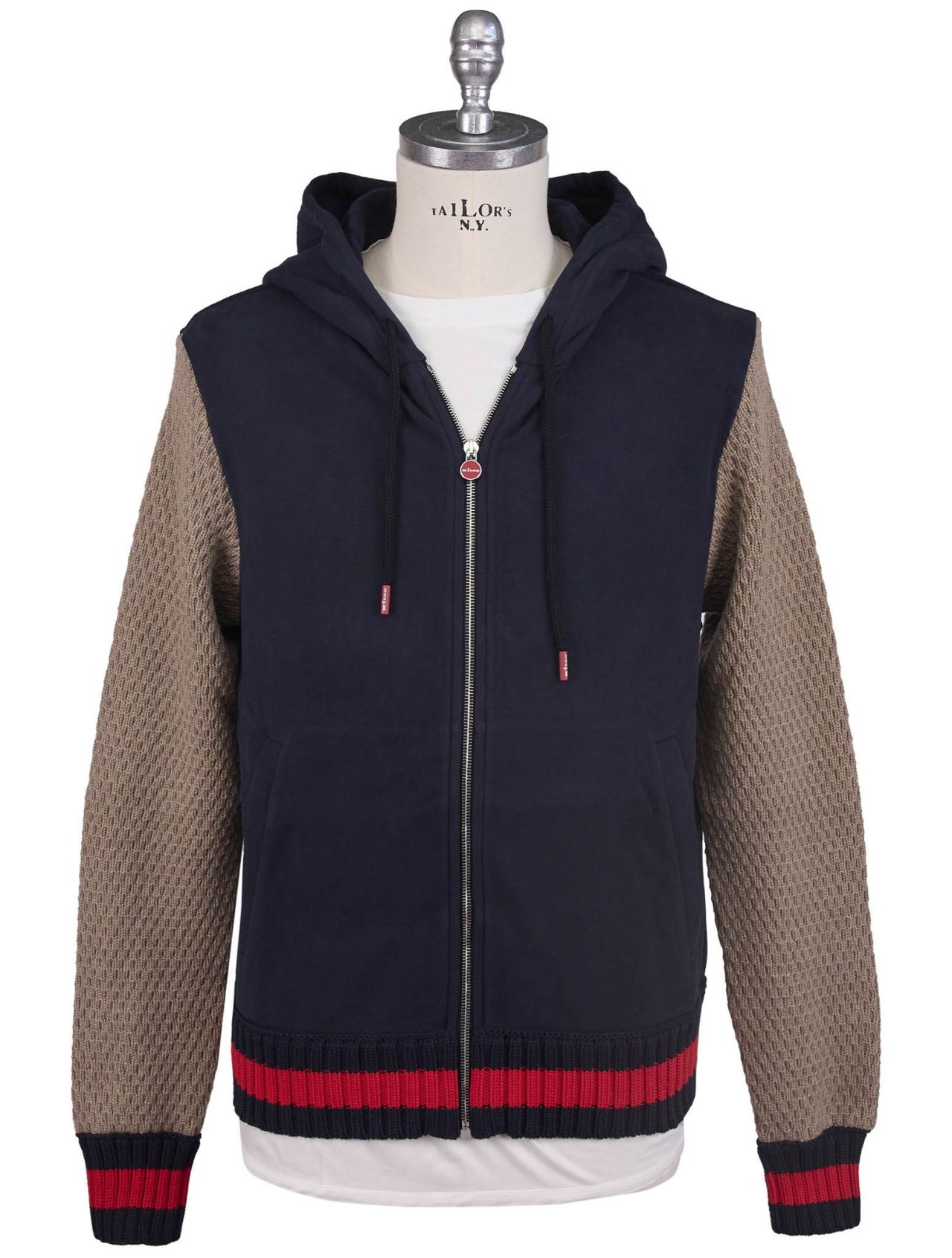 Kiton Blue Cotton Tracksuit