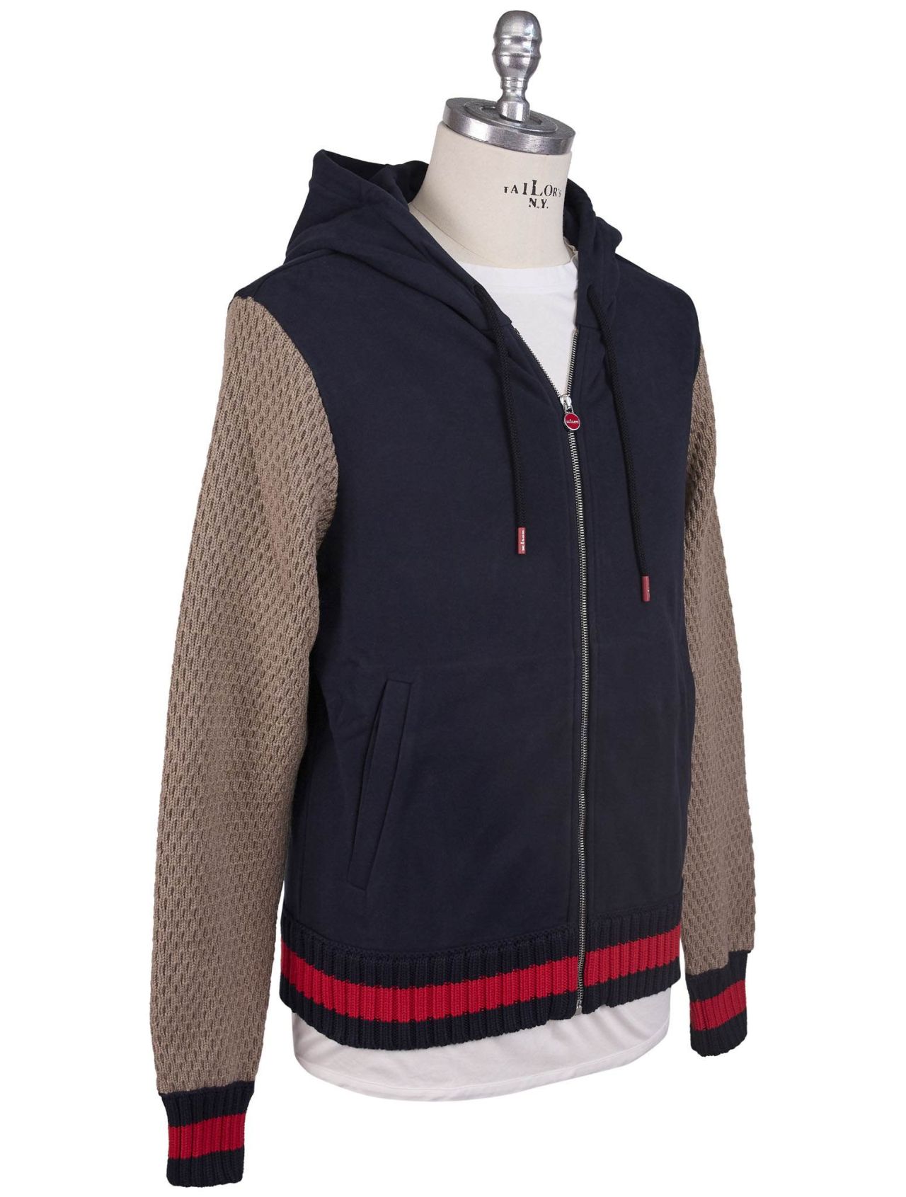Kiton Blue Cotton Tracksuit