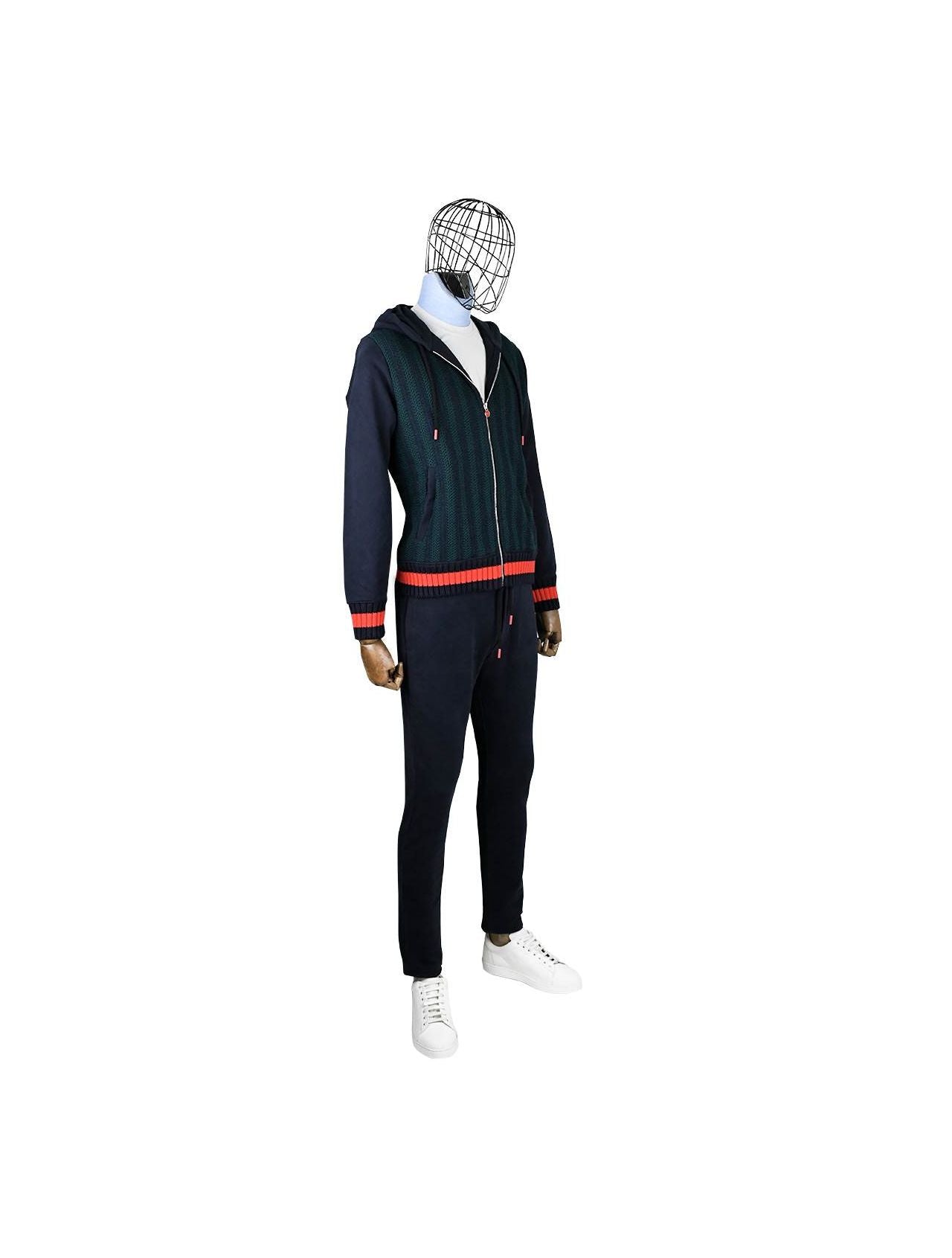 Kiton Multicolor Wool Tracksuit