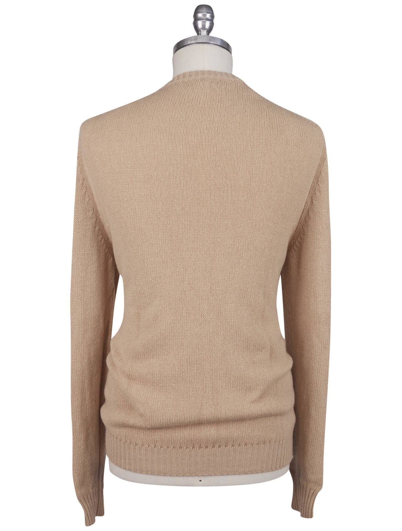 Kiton Beige Vicuna Perù Sweater Crewneck