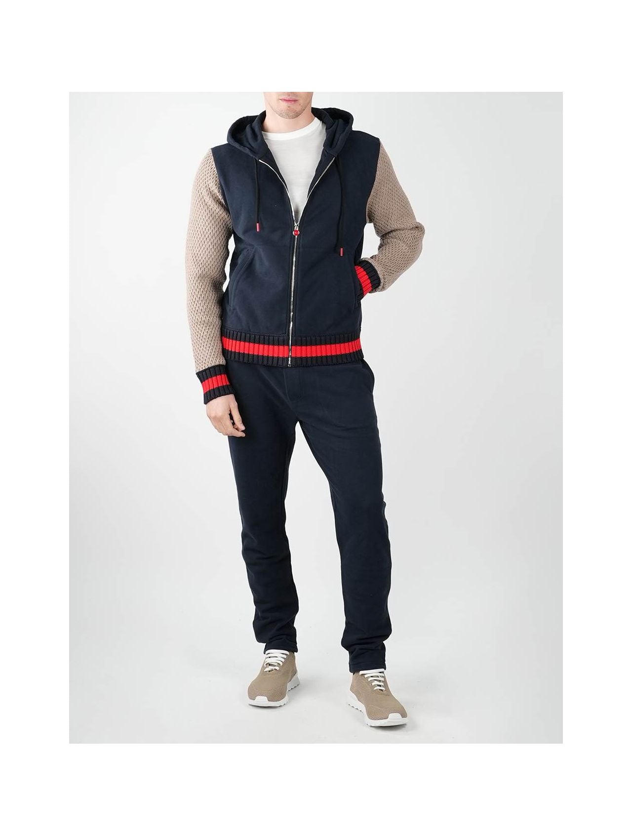 Kiton Multicolor Cotton Tracksuit