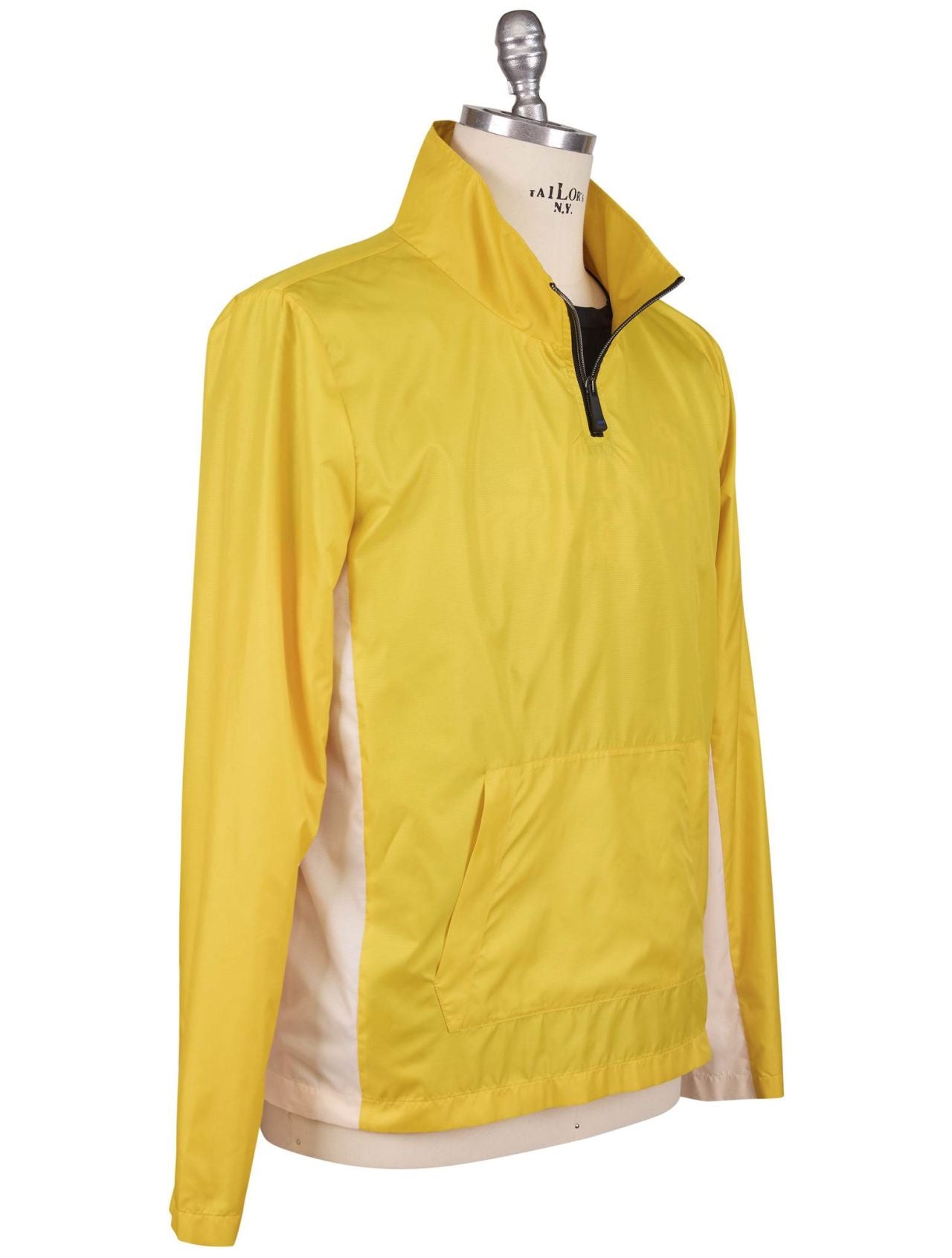 KNT Kiton Kiton Knt Yellow White PL Coat