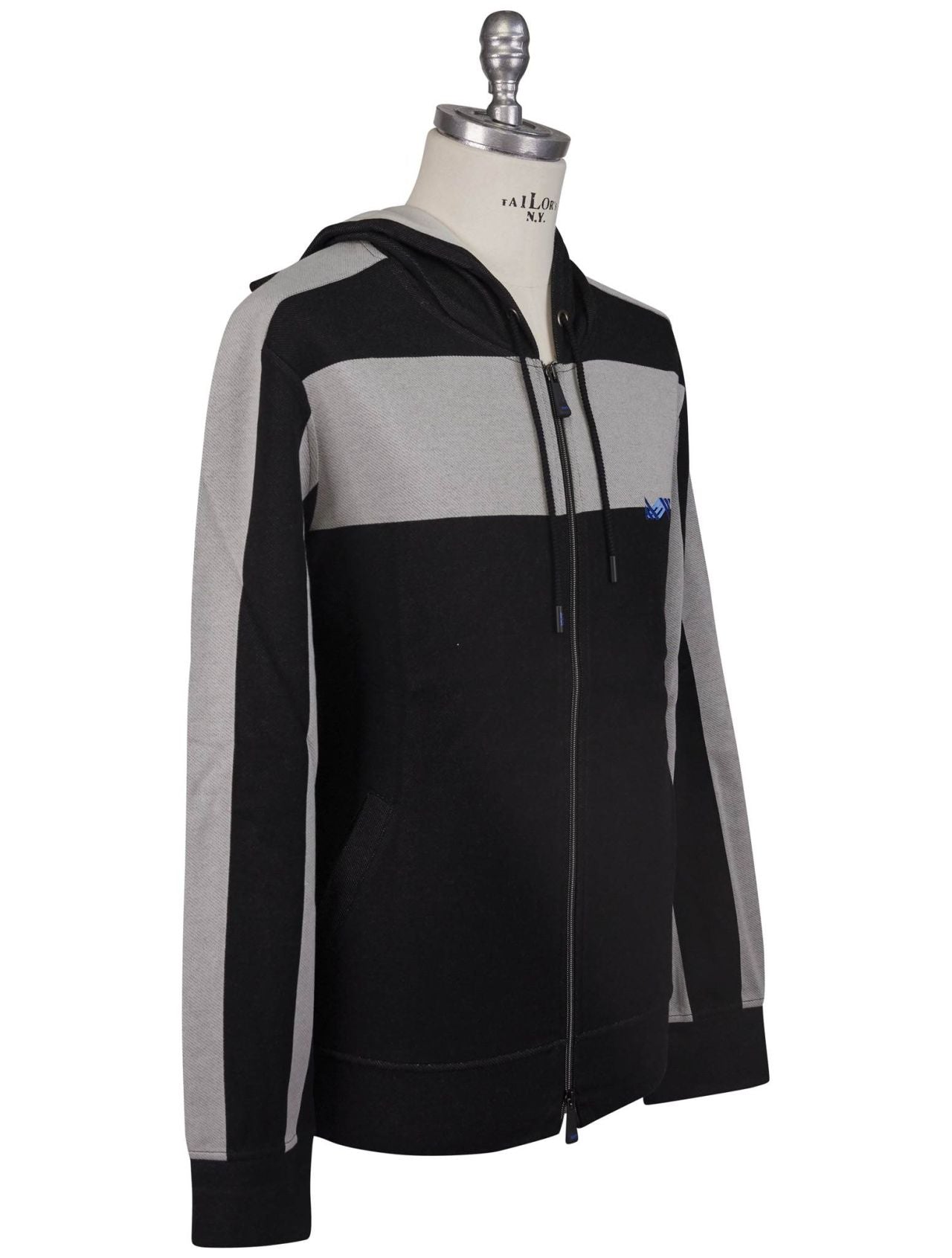 KNT Kiton Kiton Knt Dark Gray Cotton Tracksuit
