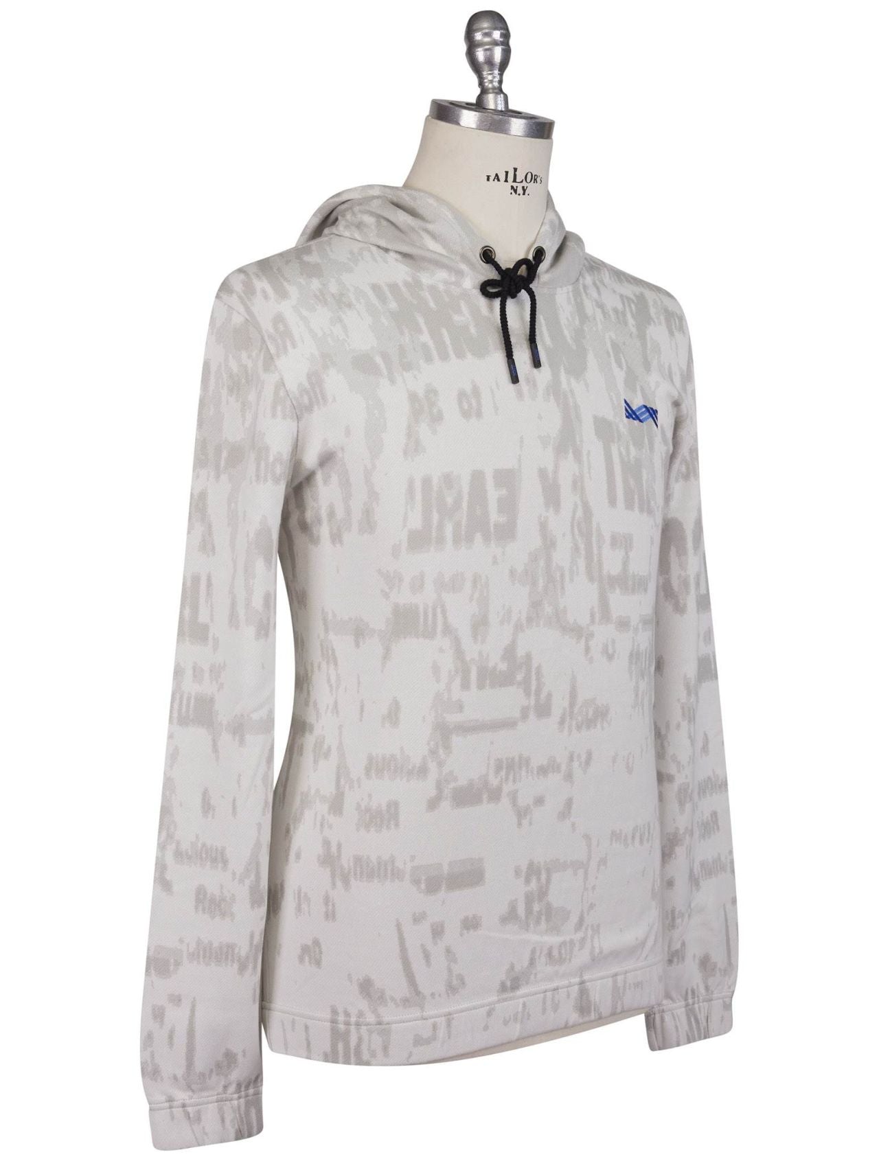 KNT Kiton Kiton Knt White Gray Cotton Tracksuit