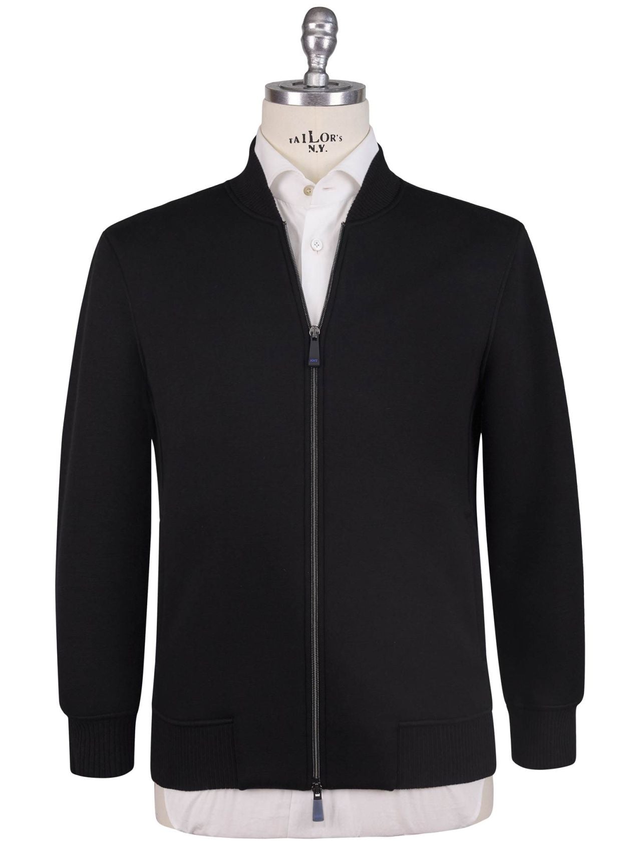 KNT Kiton Kiton Knt Black Viscose EA Coat