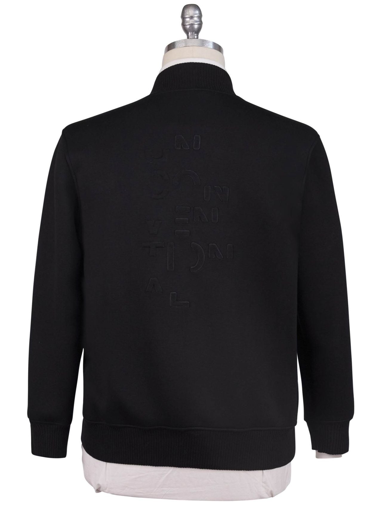 KNT Kiton Kiton Knt Black Viscose EA Coat