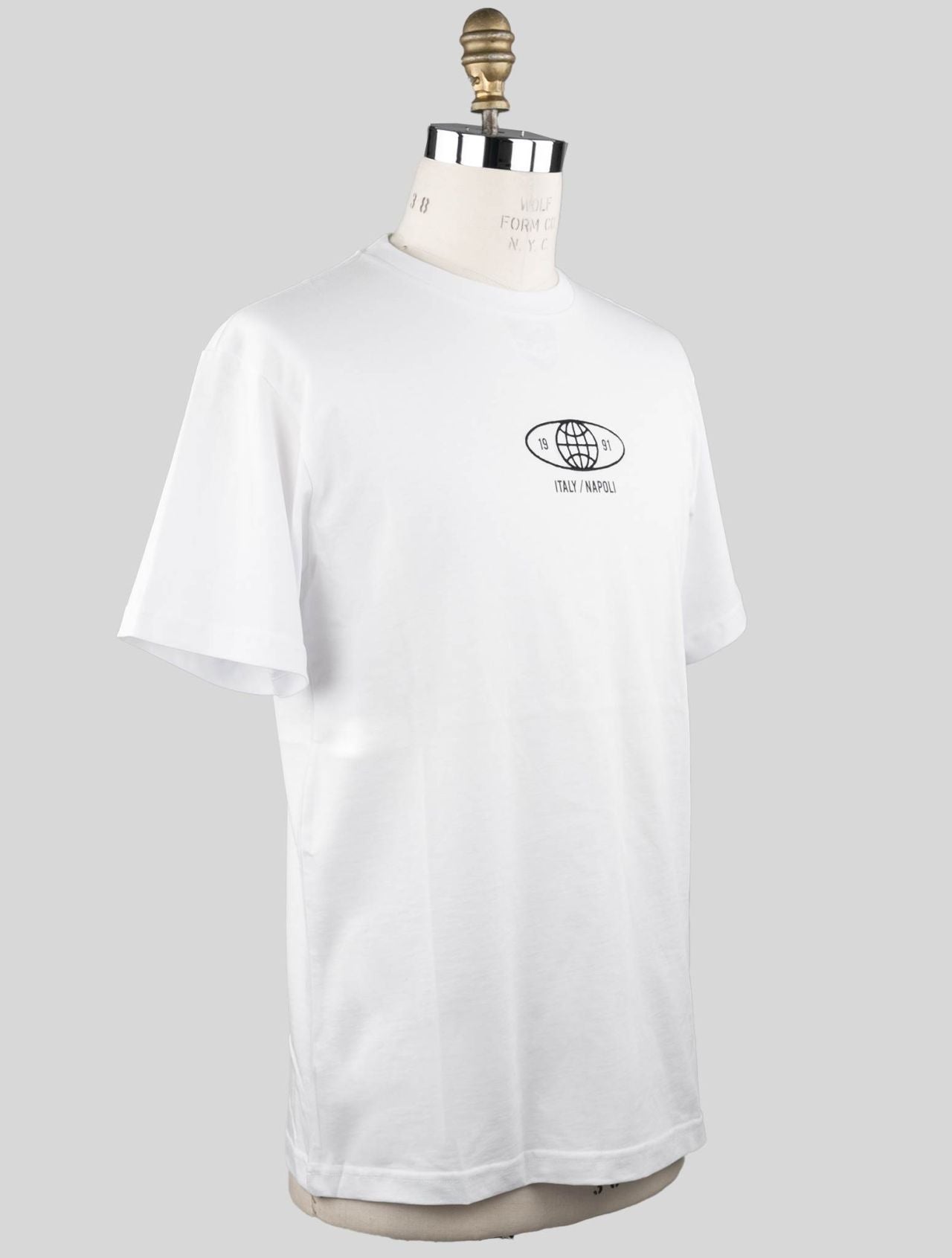 KNT Kiton White Cotton T-shirt