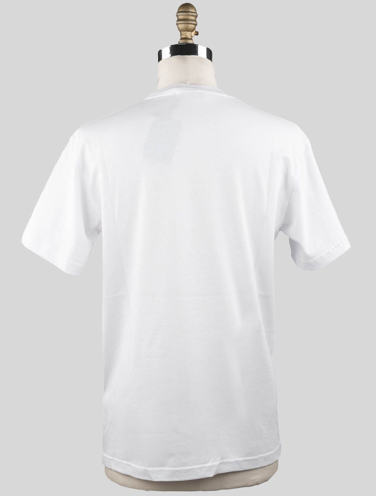 KNT Kiton White Cotton T-shirt