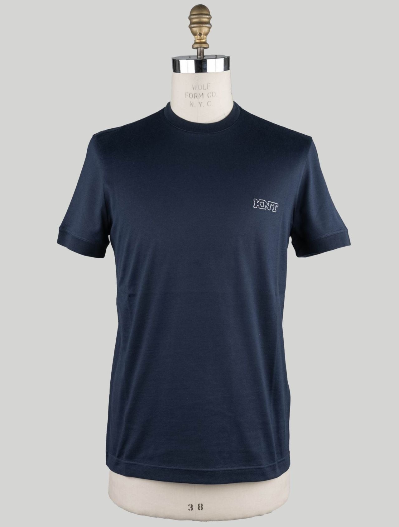 KNT Kiton Blue Cotton T-shirt