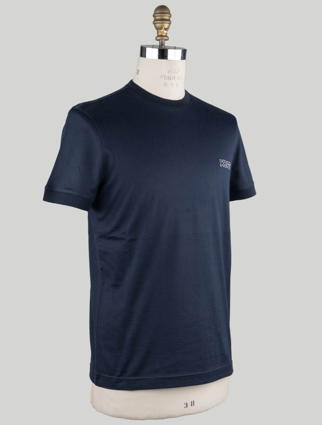KNT Kiton Blue Cotton T-shirt