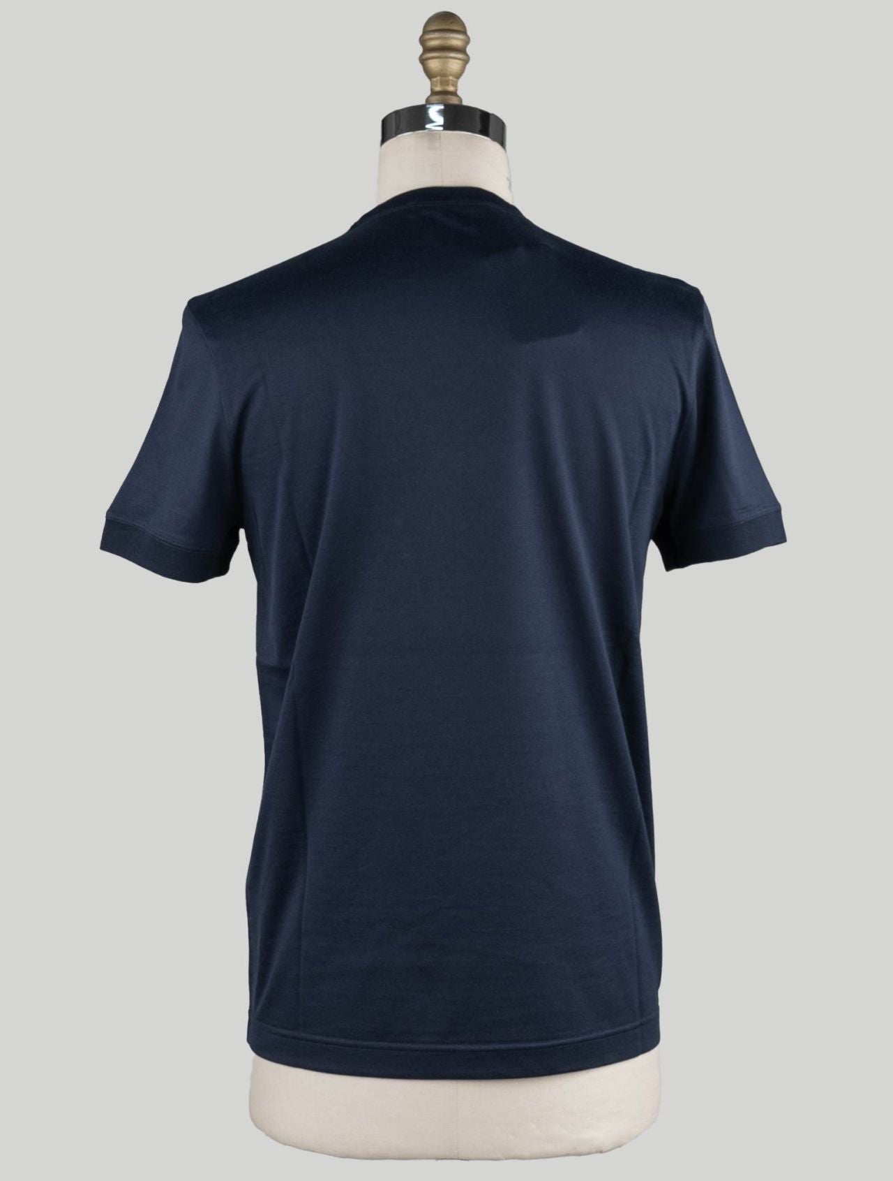 KNT Kiton Blue Cotton T-shirt