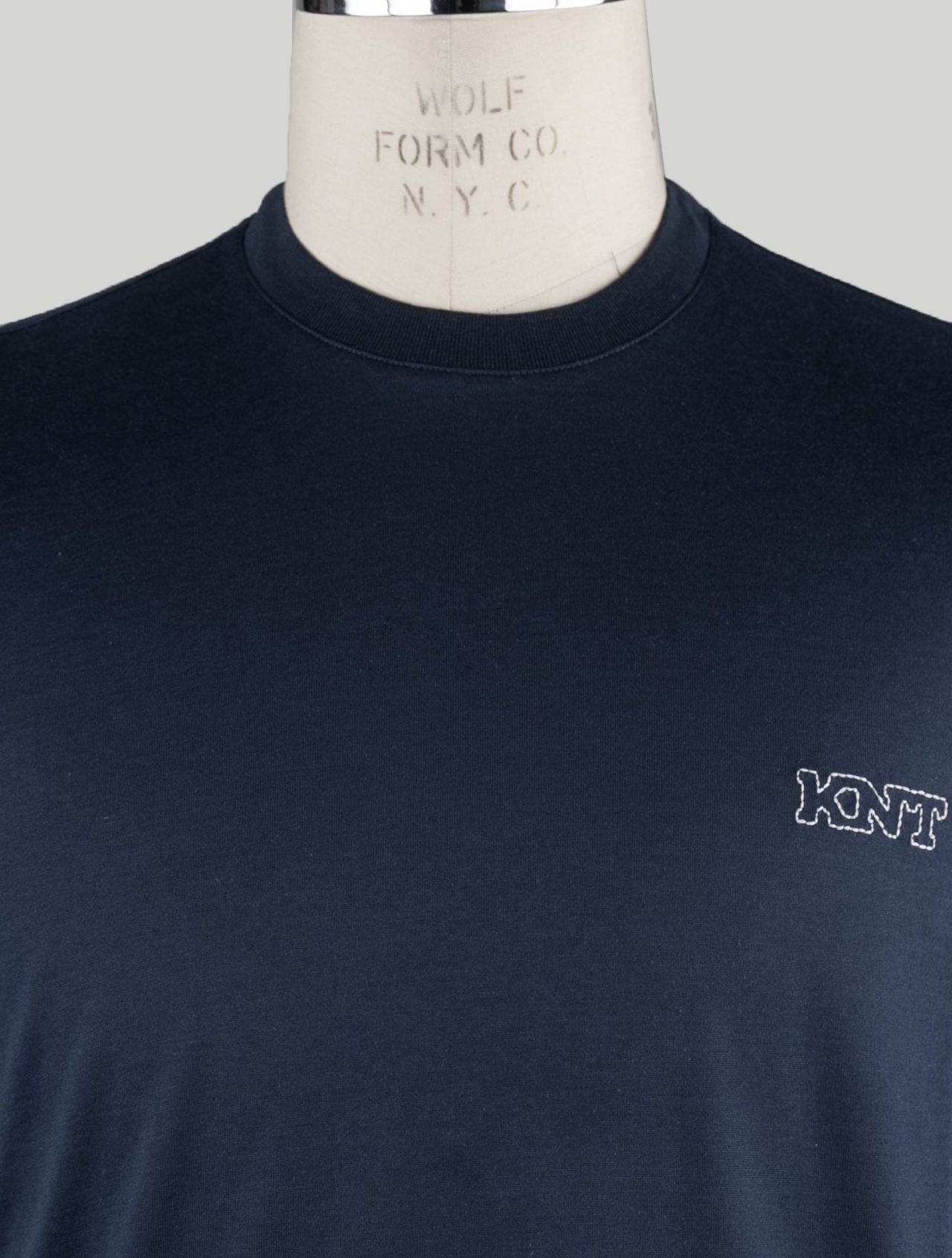 KNT Kiton Blue Cotton T-shirt