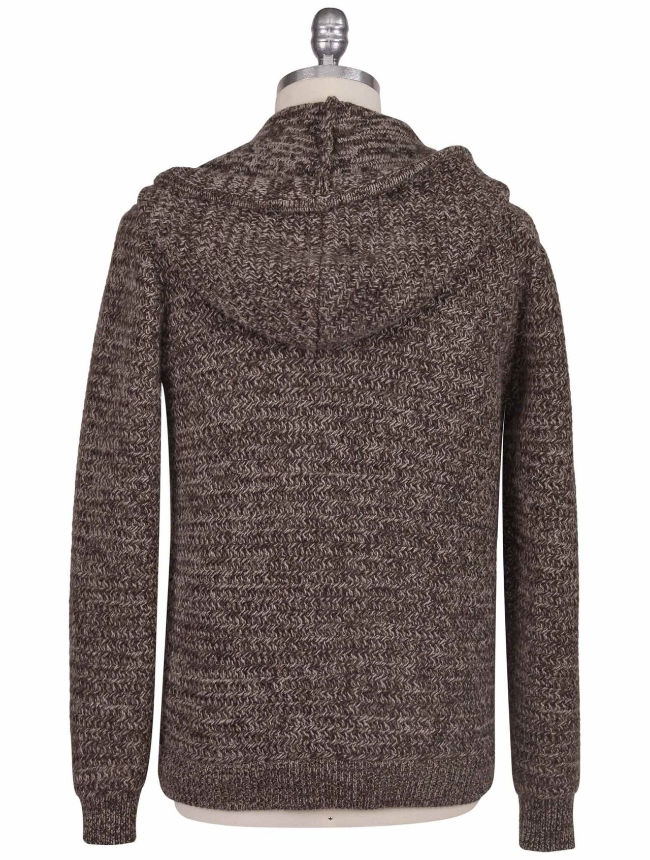 KNT Kiton Kiton Knt Brown Virgin Wool Cashmere Coat