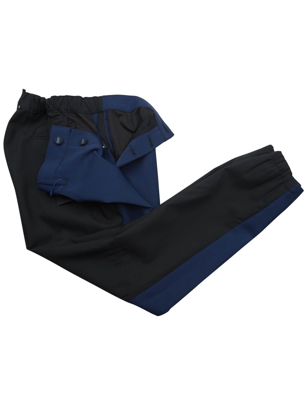KNT Kiton Blue Black Pl Wool Pu Ea Pants