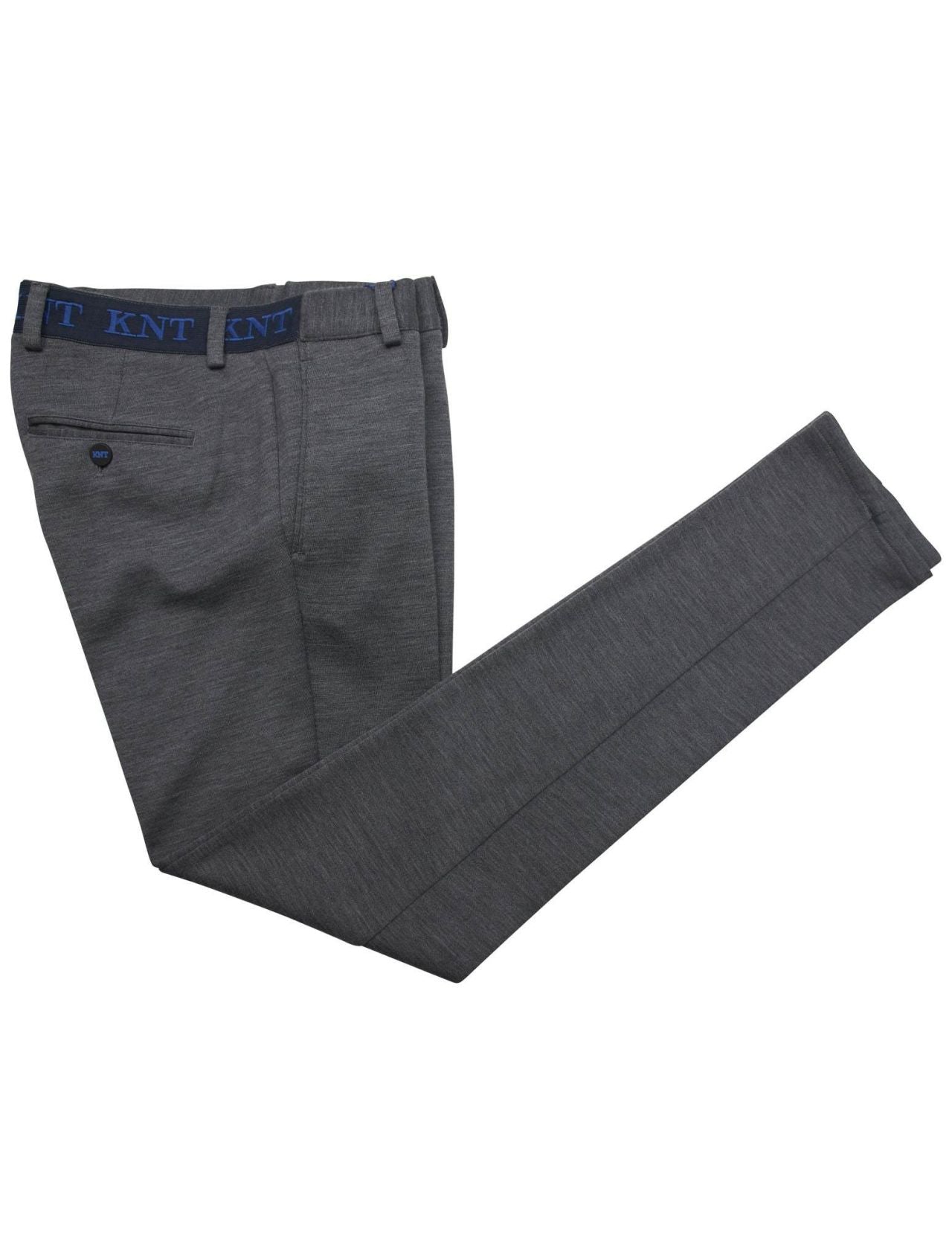 KNT Kiton Gray Virgin Wool Pa Pants