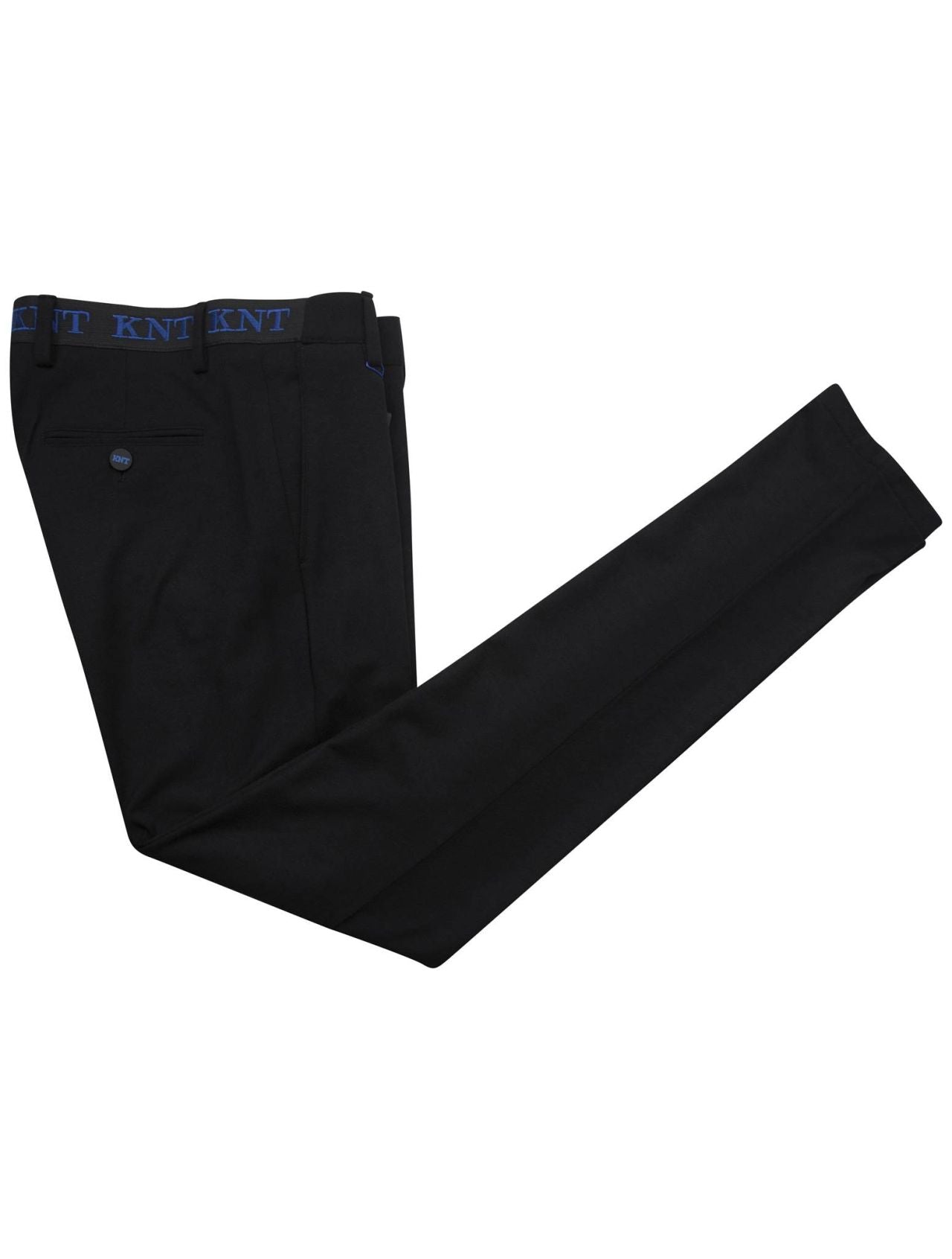KNT Kiton Blue Virgin Wool Ea Pants