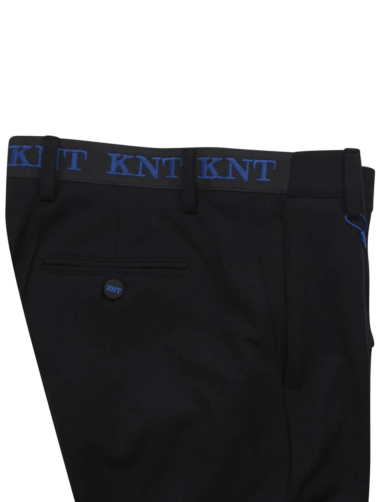 KNT Kiton Blue Virgin Wool Ea Pants