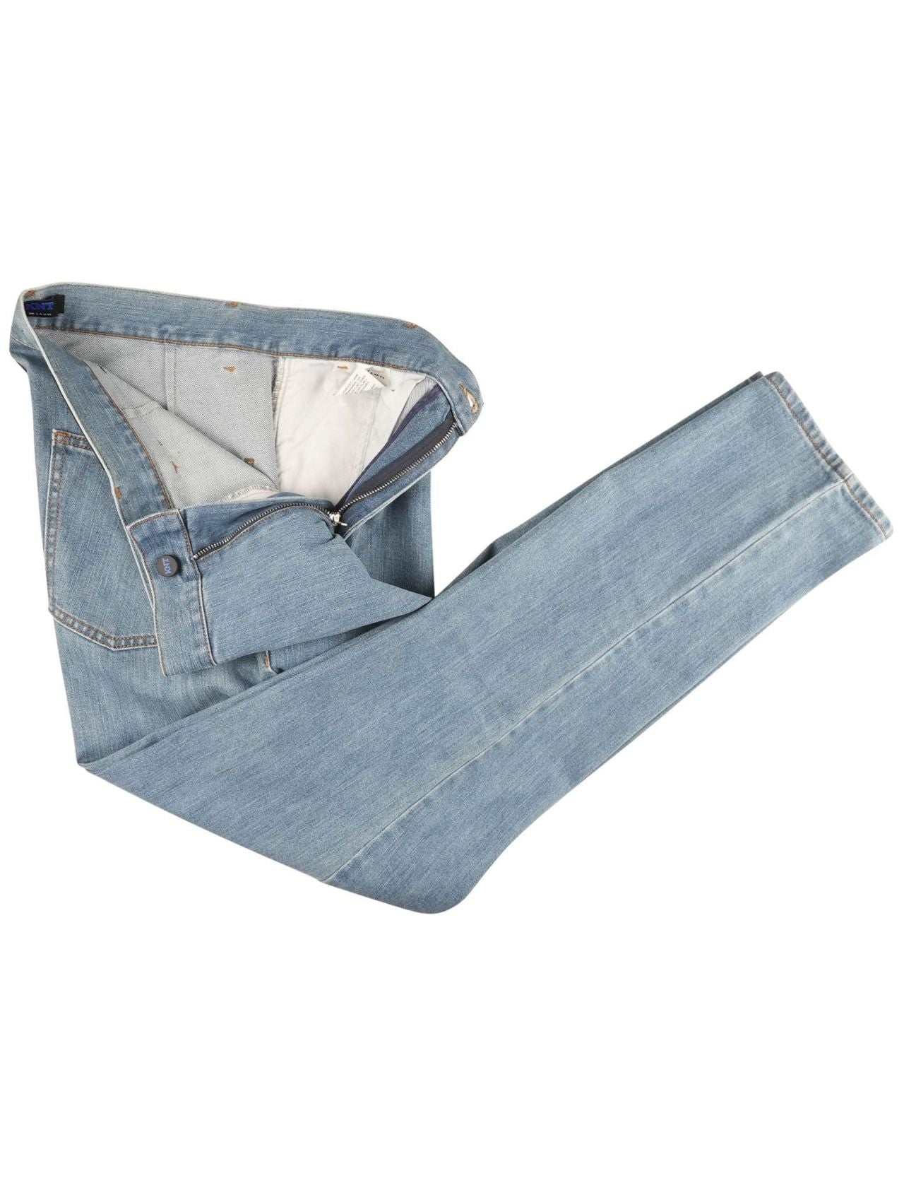 KNT Kiton Kiton KNT Blue Cotton Pe Jeans