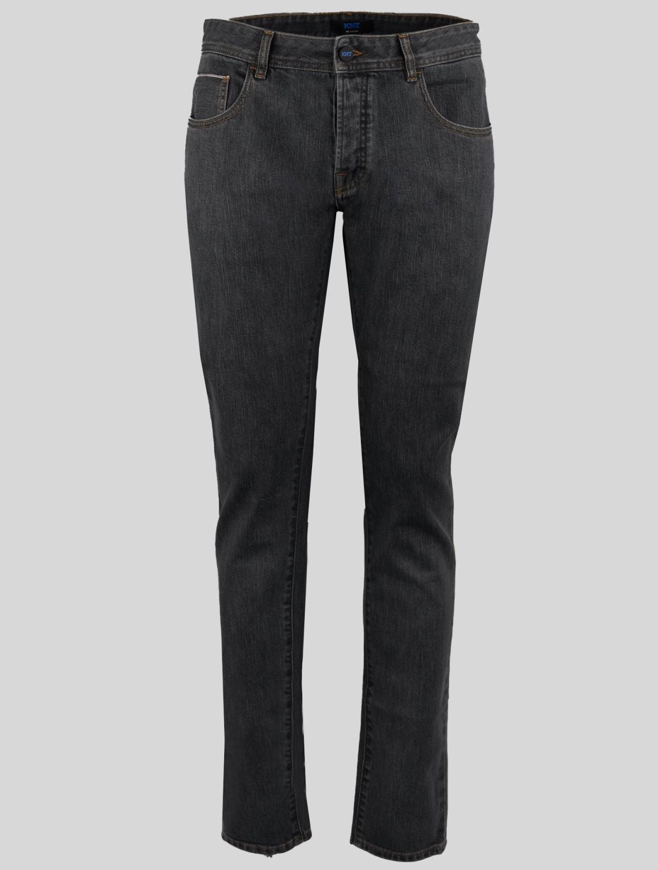 KNT Kiton Gray Cotton Pe Jeans