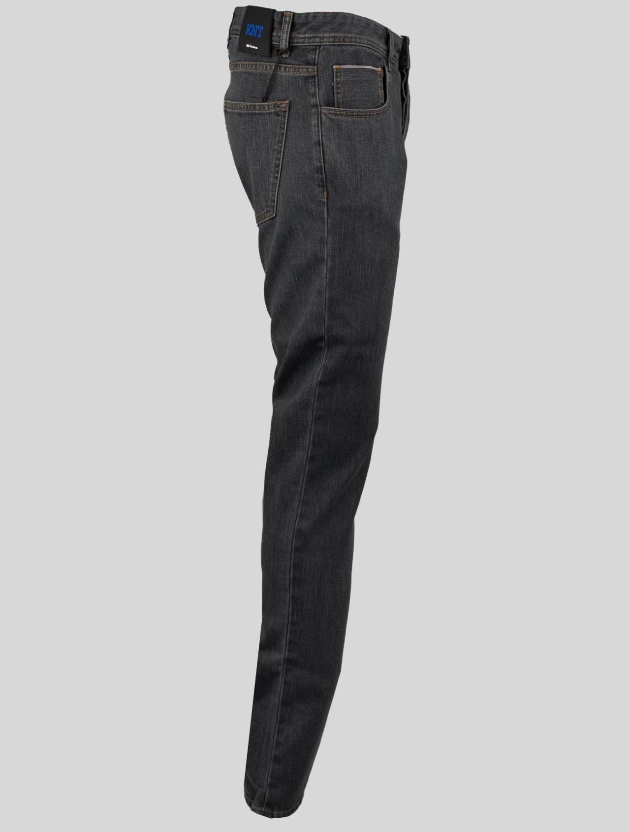 KNT Kiton Gray Cotton Pe Jeans
