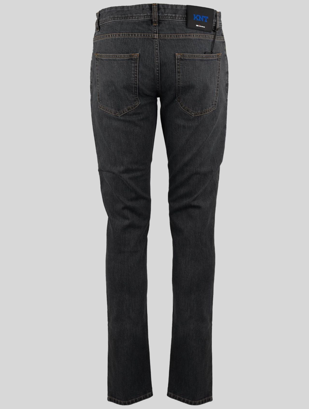 KNT Kiton Gray Cotton Pe Jeans