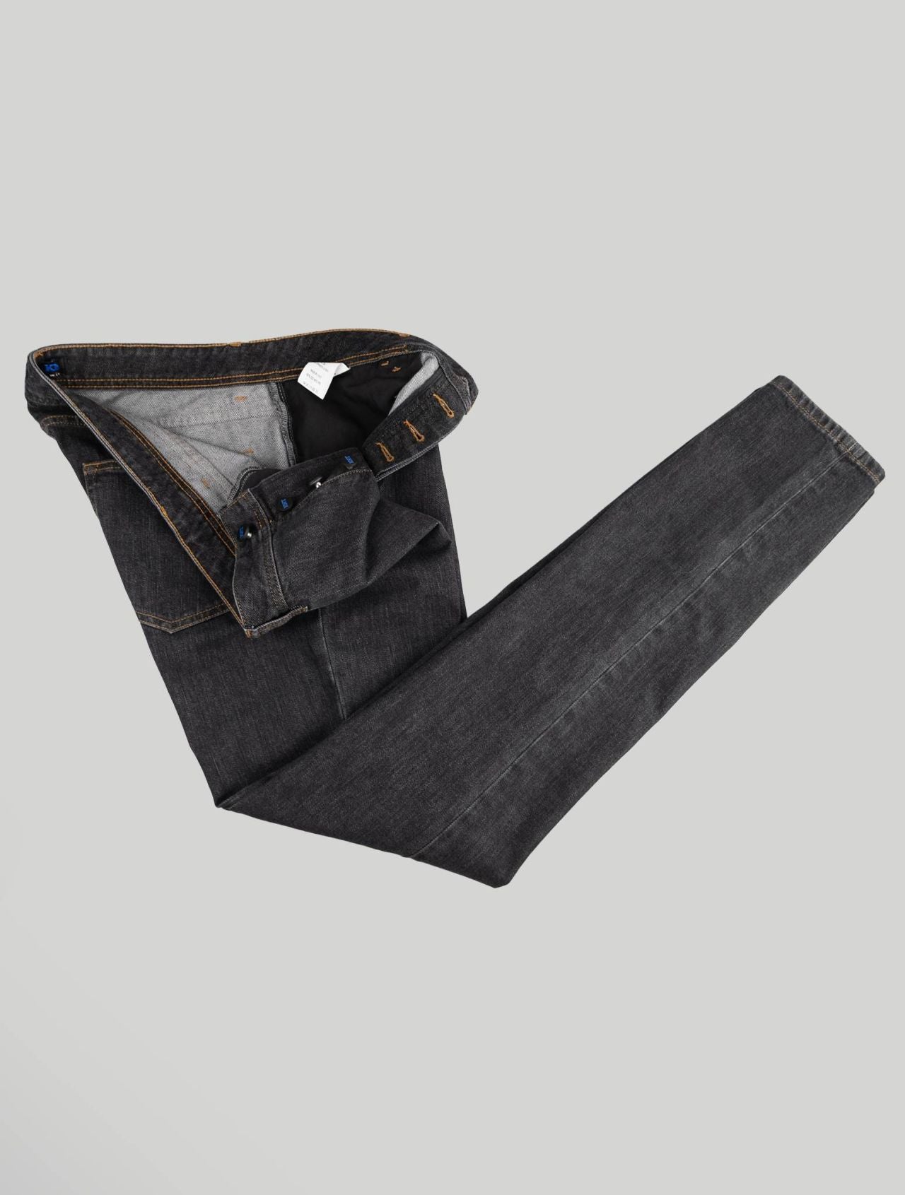 KNT Kiton Gray Cotton Pe Jeans