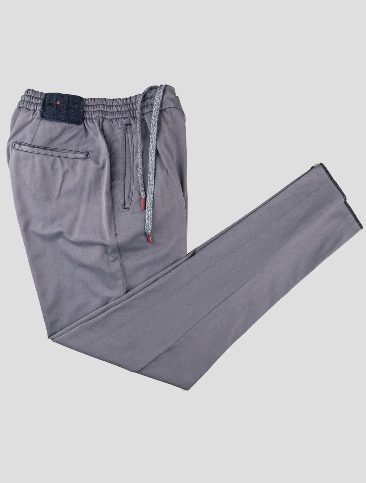 Kiton Gray Pa Cotton Ea Pants