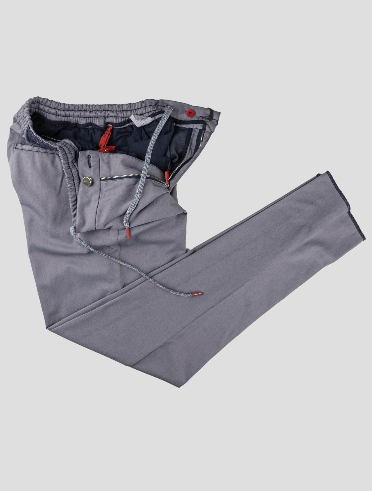Kiton Gray Pa Cotton Ea Pants