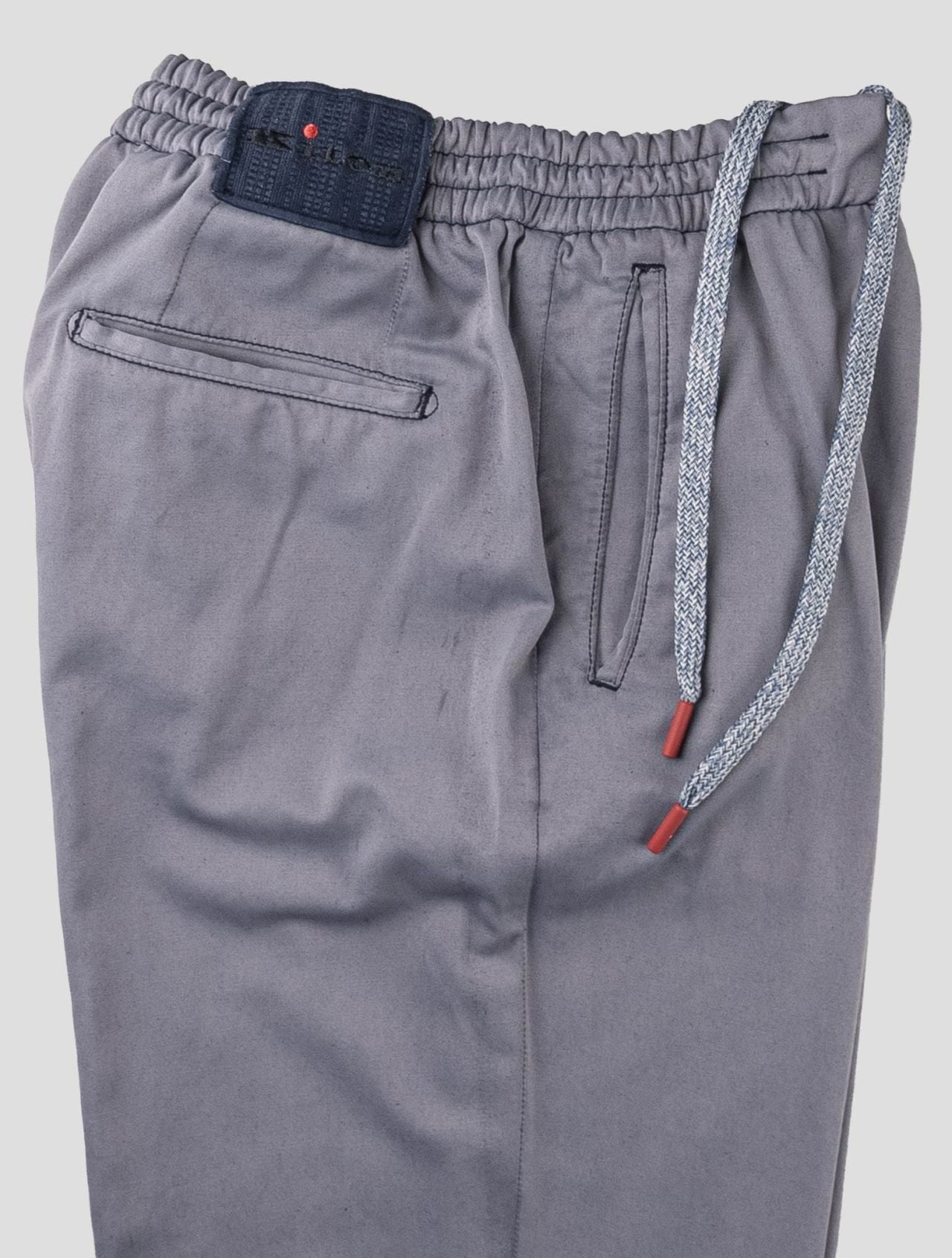 Kiton Gray Pa Cotton Ea Pants