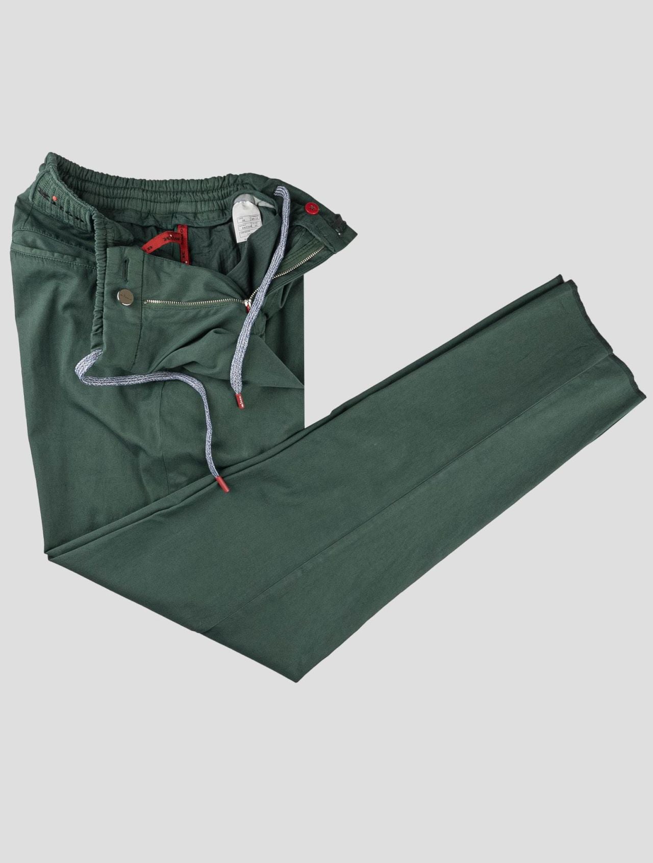 Kiton Green Cotton Pants
