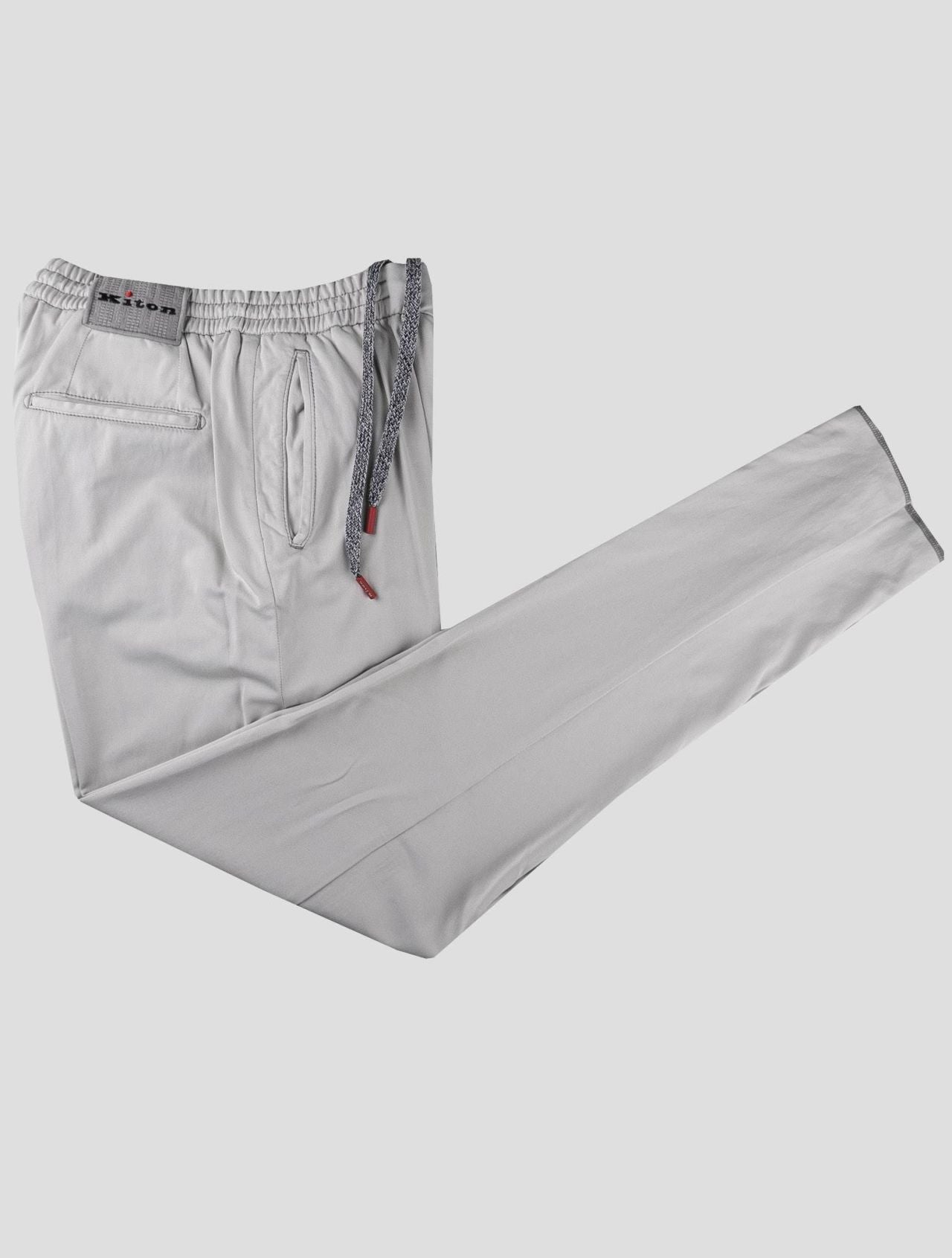 Kiton Gray Pa Cotton Ea Pants