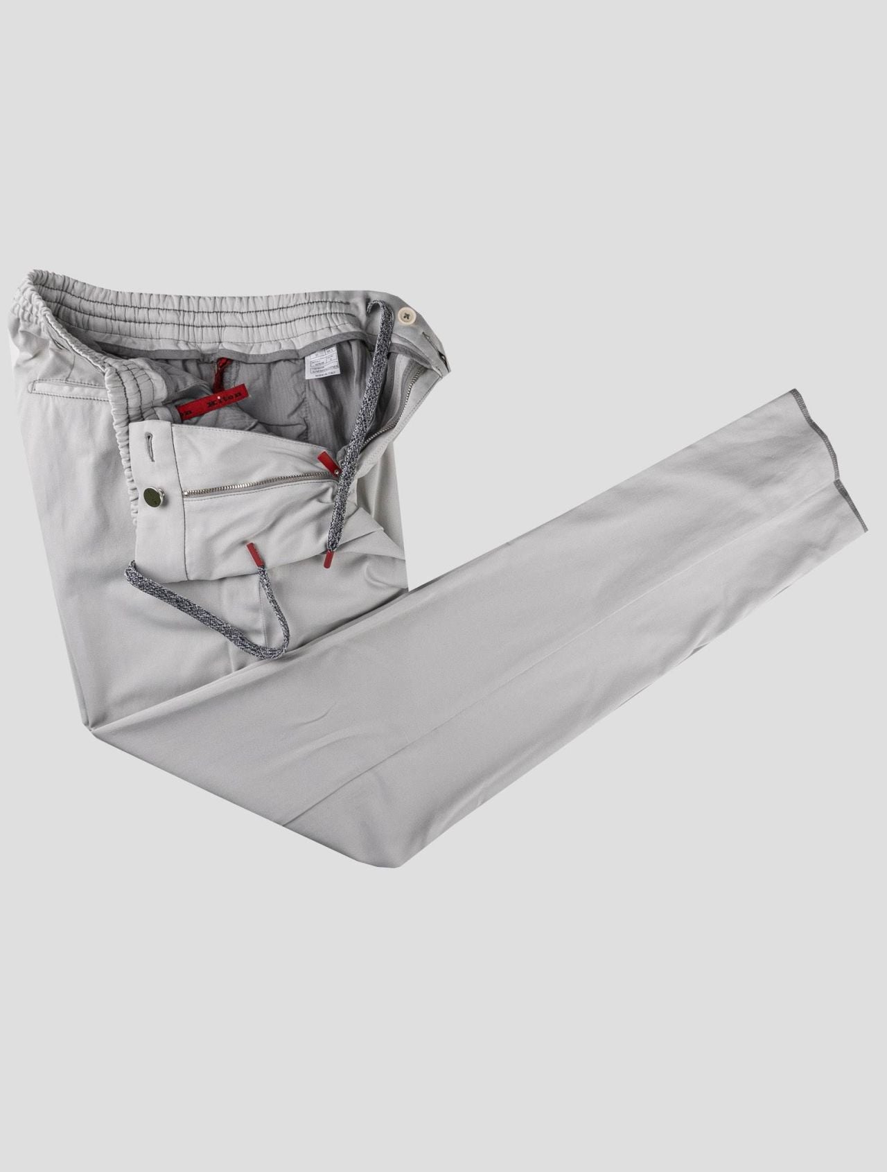 Kiton Gray Pa Cotton Ea Pants