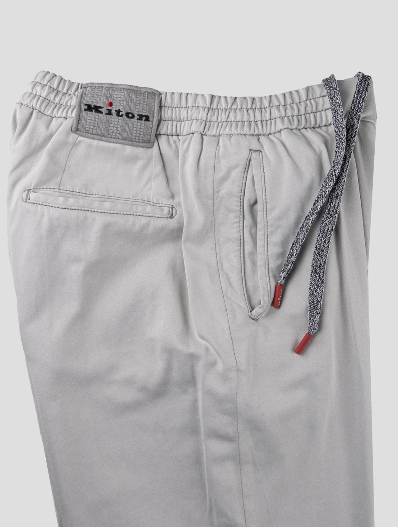 Kiton Gray Pa Cotton Ea Pants