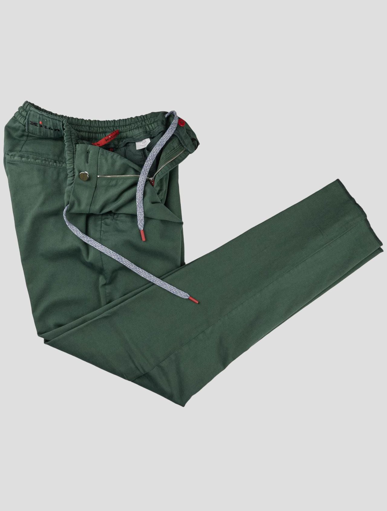 Kiton Green Cotton Pants