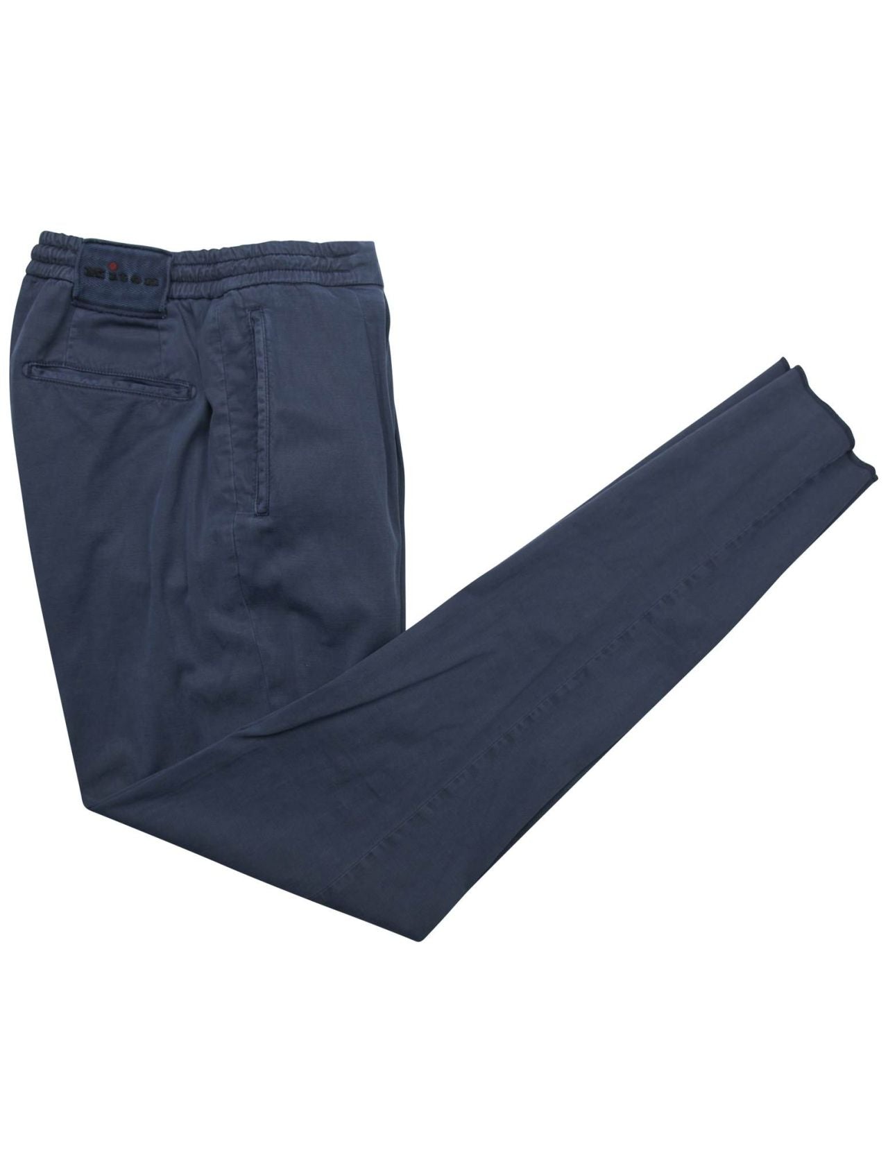 Kiton Blue Ly Cotton Linen Ea Pants