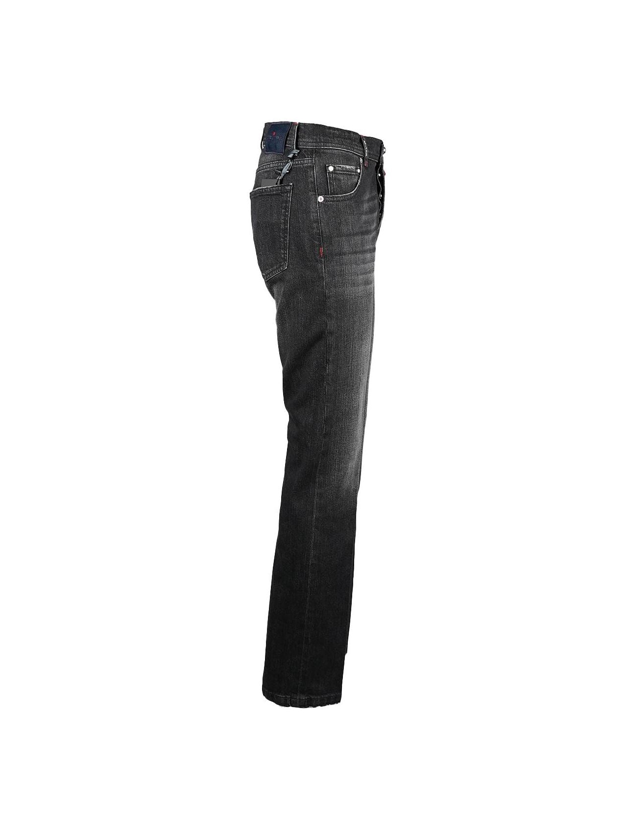 Kiton Black Cotton Ea Jeans
