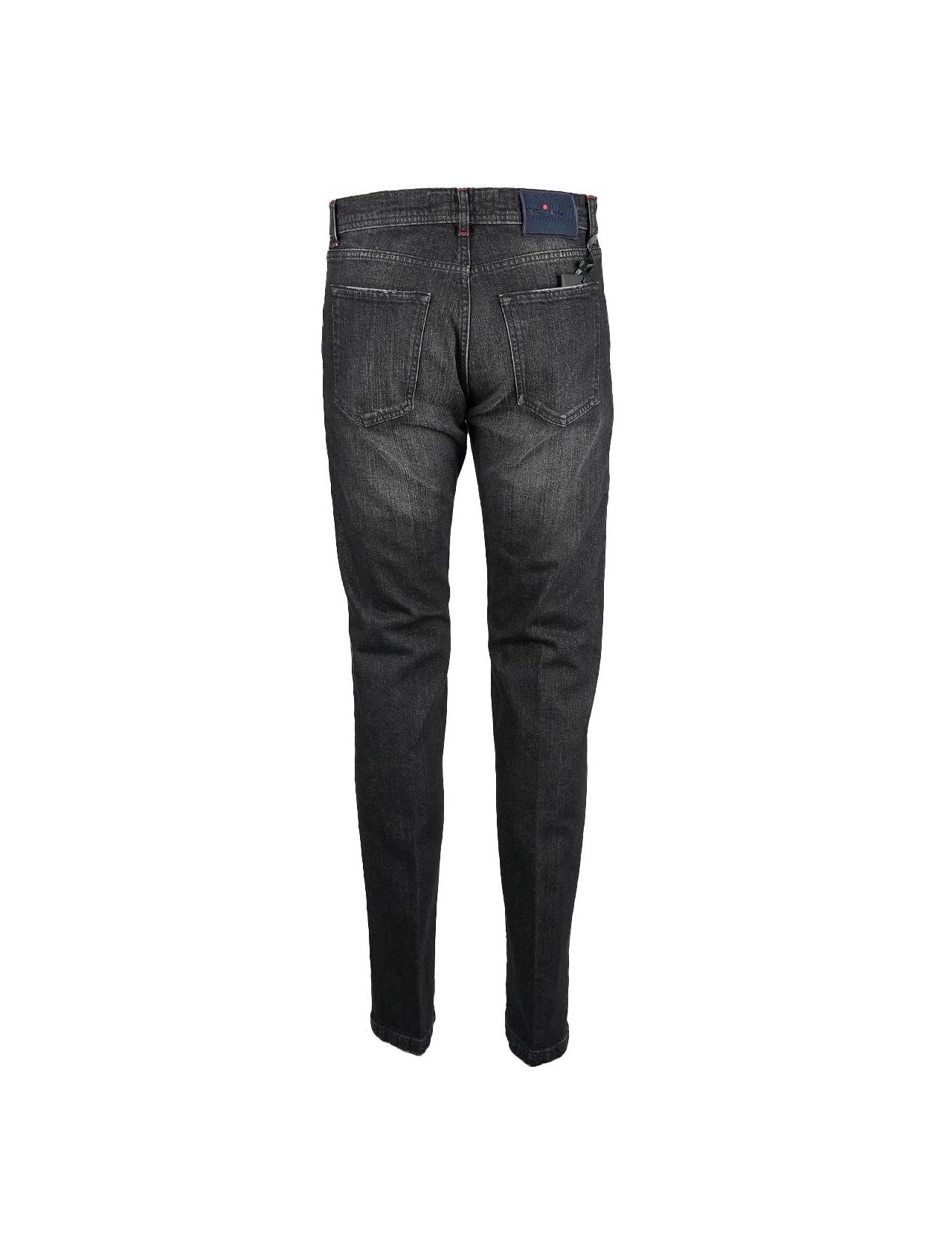 Kiton Black Cotton Ea Jeans