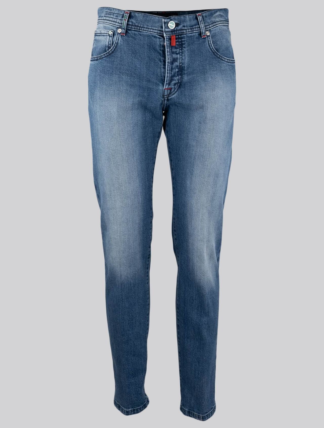 Kiton Blue Cotton Ea Jeans