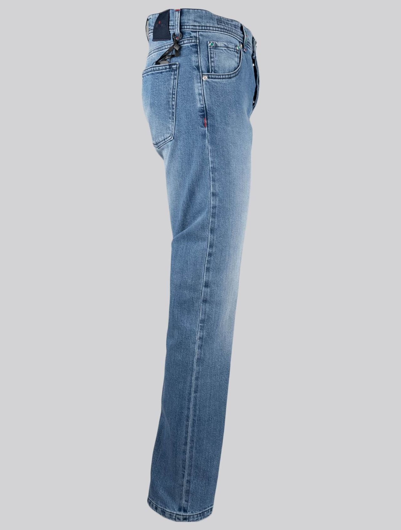 Kiton Blue Cotton Ea Jeans