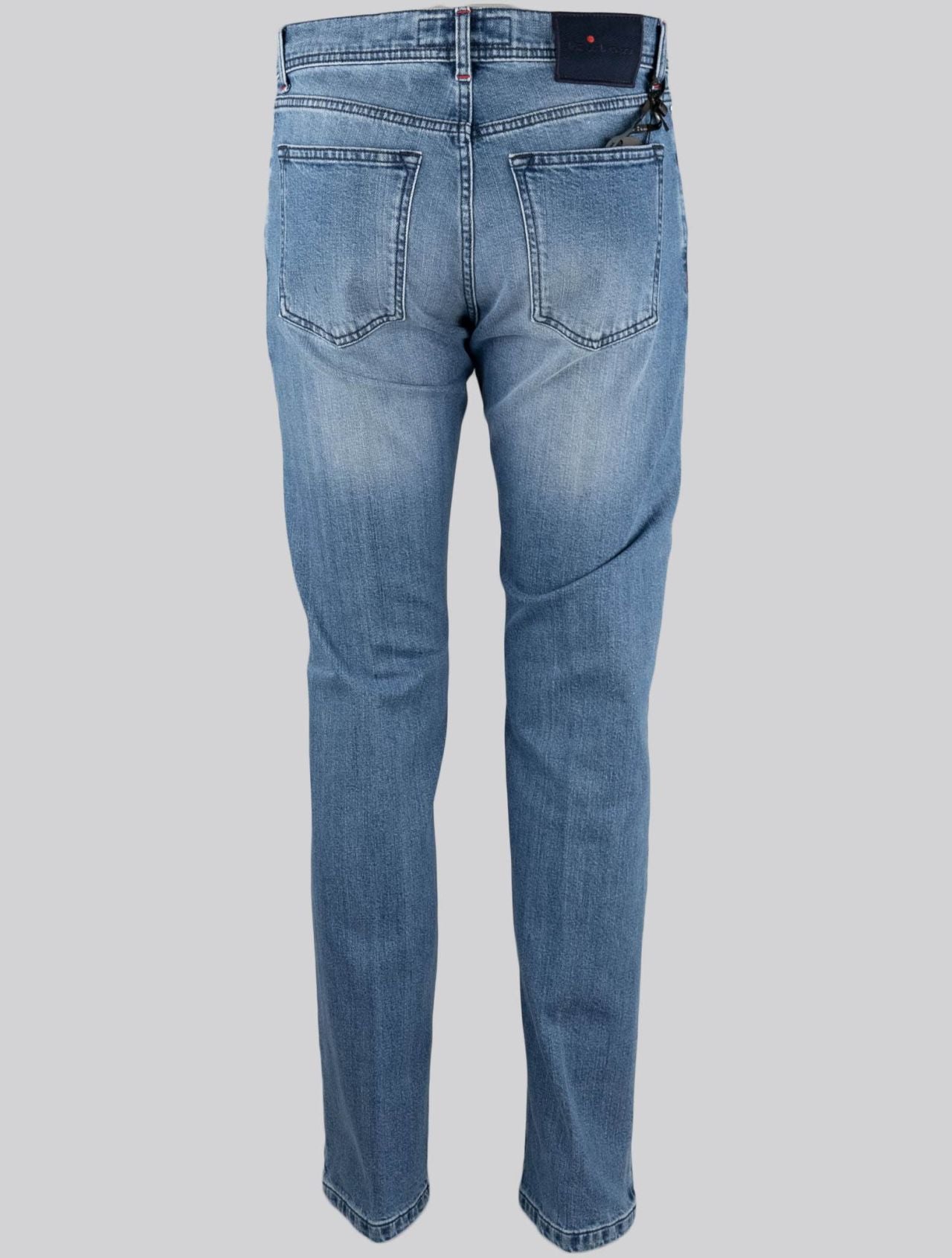 Kiton Blue Cotton Ea Jeans