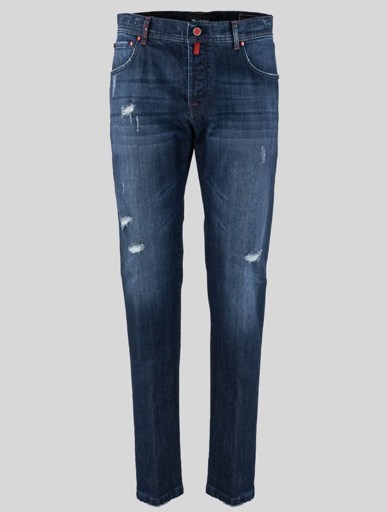 Kiton Blue Cotton Ea Jeans Limited Edition 12 of 22