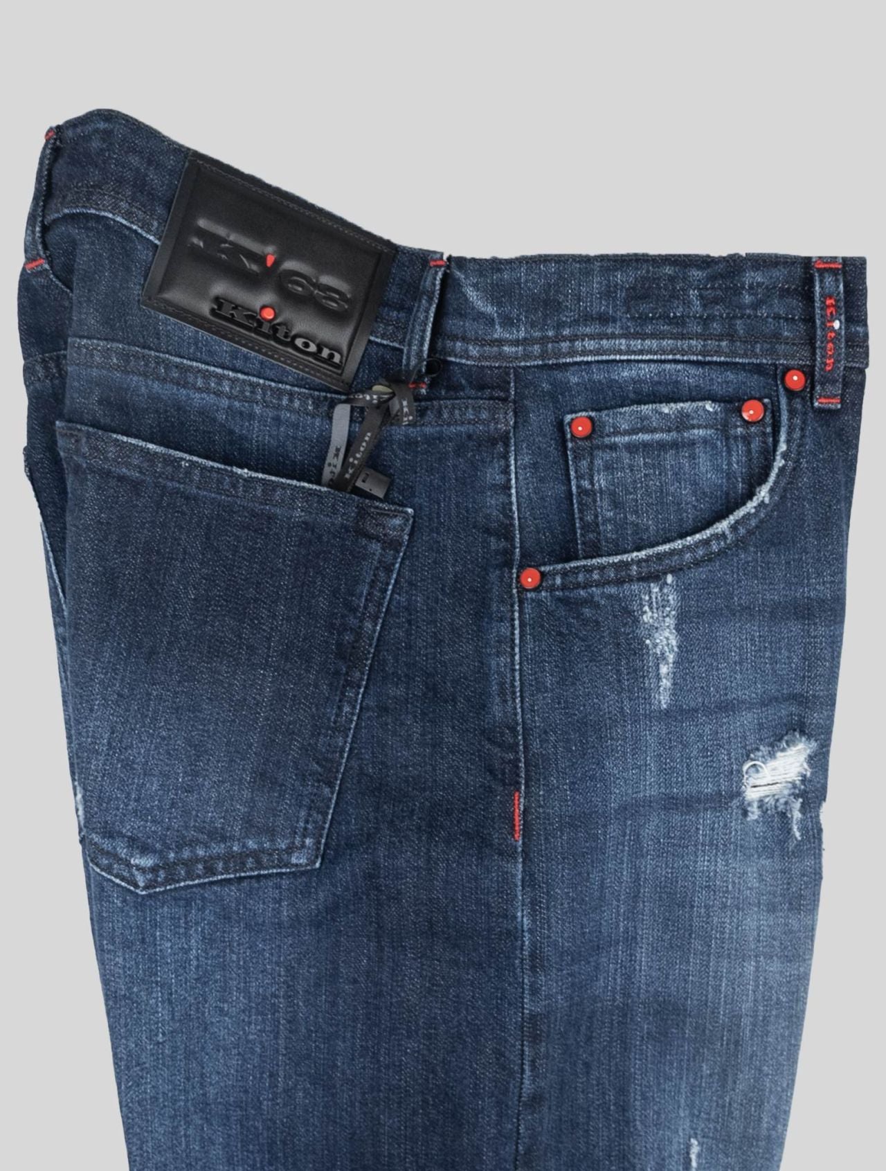 Kiton Blue Cotton Ea Jeans Limited Edition 12 of 22