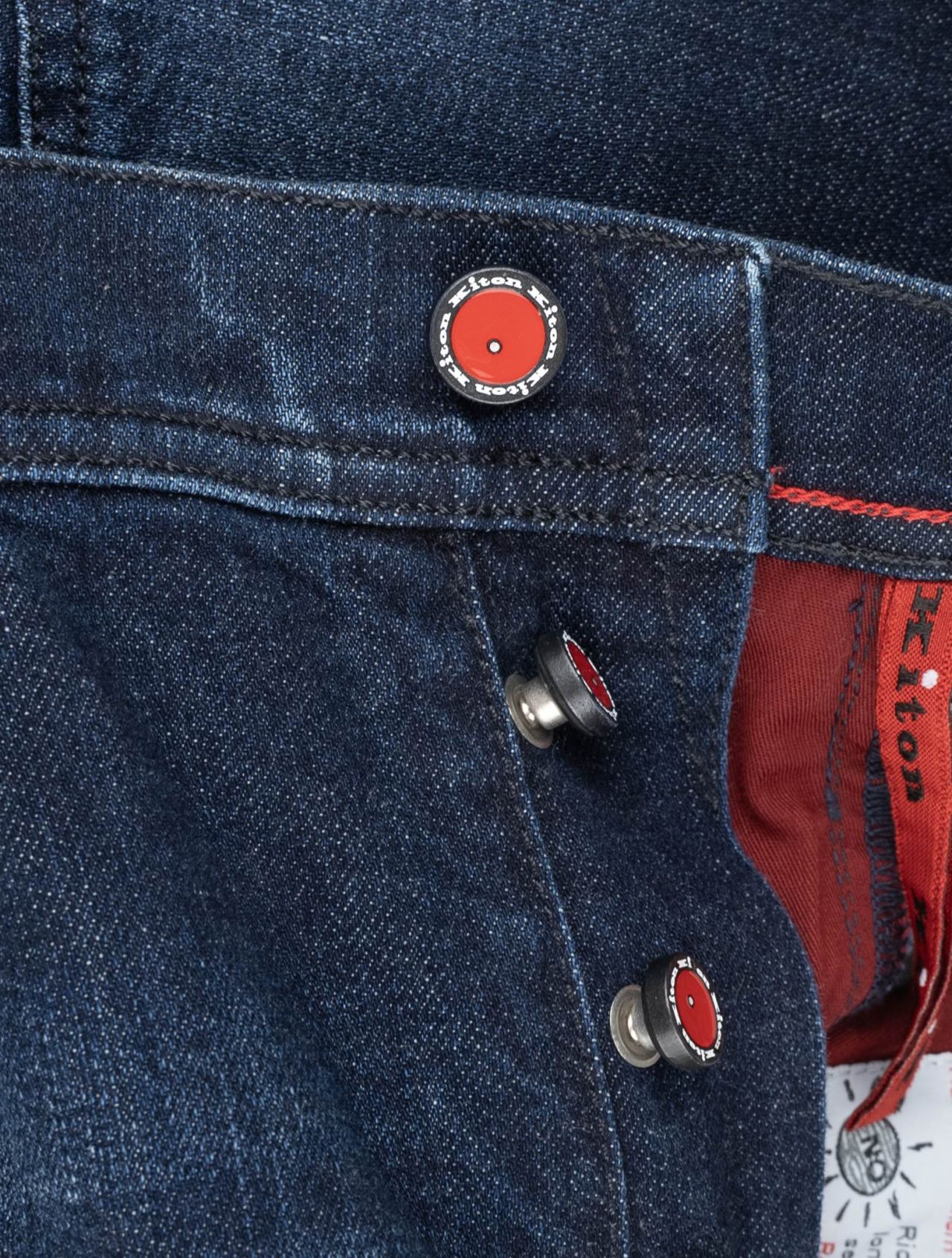 Kiton Blue Cotton Ea Jeans Limited Edition 17 of 22