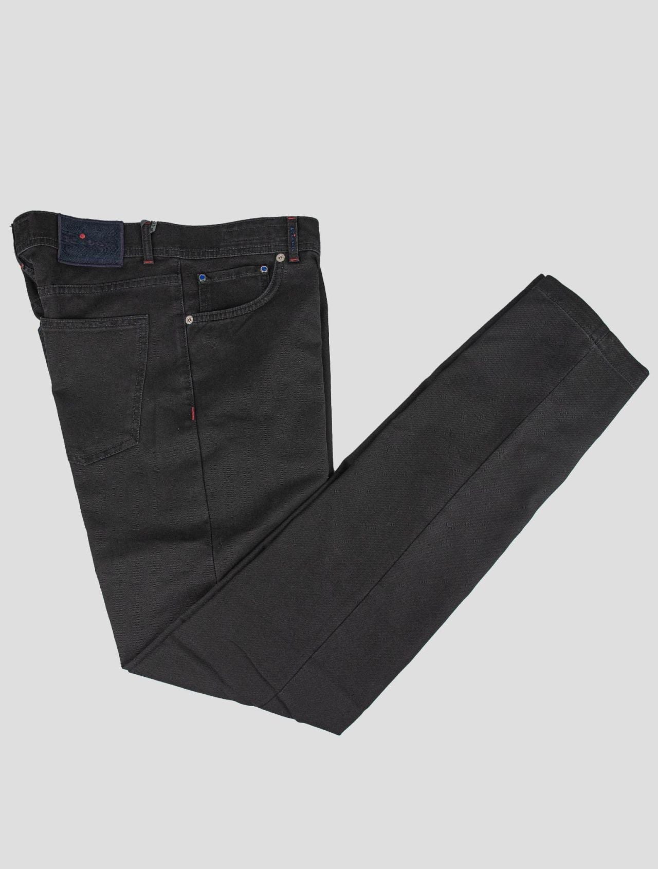 Kiton Black Cotton Ea Jeans