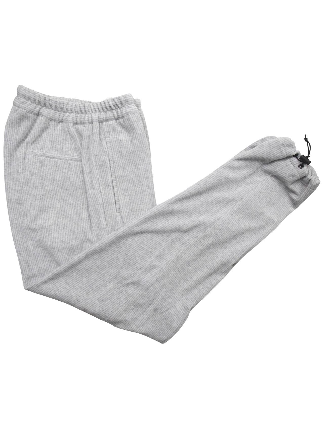 KNT Kiton Gray Cotton Pl Velvet Pants