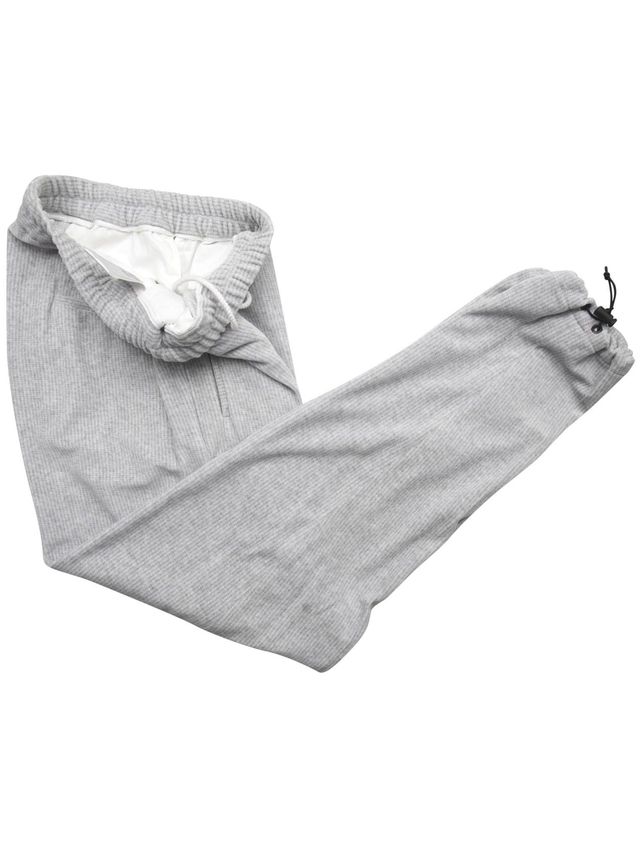 KNT Kiton Gray Cotton Pl Velvet Pants