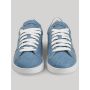 Kiton Light Blue Cotton Sneakers